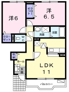 シーサイドレジデンス【1階】の間取り