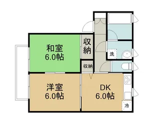 アーバンビューⅣ【102号室】の間取り