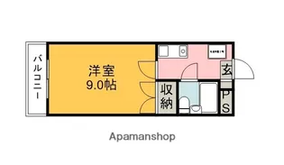 マンション創夢389【107号室】の間取り