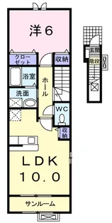 グレイス ワン【2階】の間取り