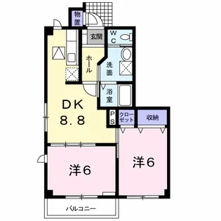 セーリオA【1階】の間取り