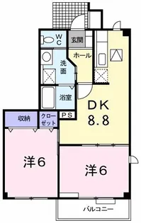 プレフォーリスト【1階】の間取り
