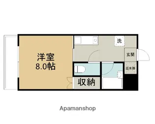 プランタン【106号室】の間取り