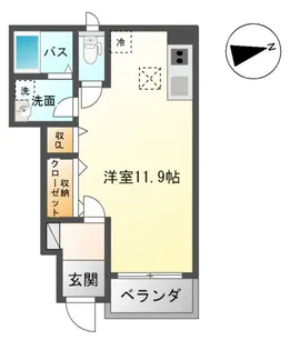 アレグリア【106号室】の間取り