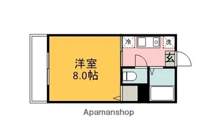 コンフレール3丁目【204号室】の間取り