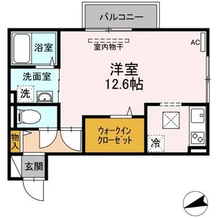 ル ヴァン クレール B棟【2階】の間取り