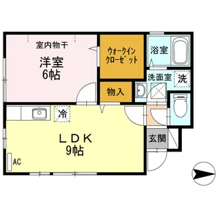 チェリー コート【1階】の間取り