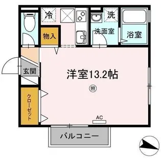 ボナールヴィラII【1階】の間取り