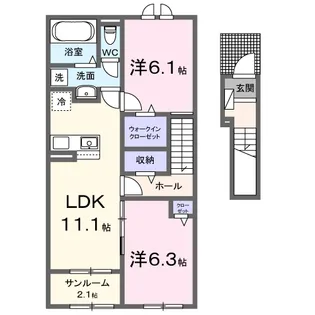 ハーモニー Ⅰ【2階】の間取り