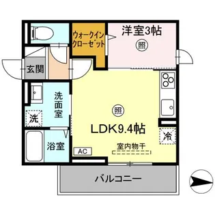 セントラルIWAMI TYPEー2【3階】の間取り