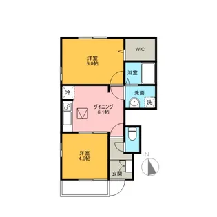 スペランツァ ソーレ Ⅱ【1階】の間取り