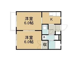 フェンスウエストⅡ【1階】の間取り