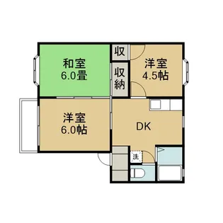 スカイハイツ【202号室】の間取り