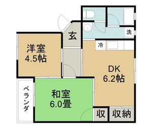 MAEKAWA2【106号室】の間取り