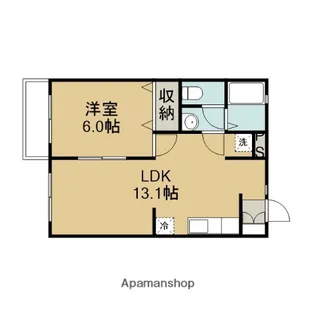 ファミリーコートKB【1階】の間取り