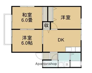 ドリームハウスⅠ【2階】の間取り