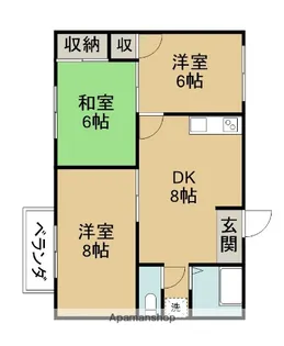 アーバンノベラA【7号室】の間取り