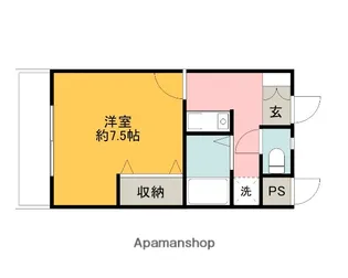 メゾン今町【203号室】の間取り