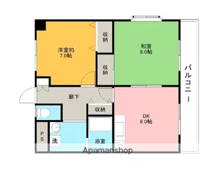 メゾン今町【301号室】の間取り