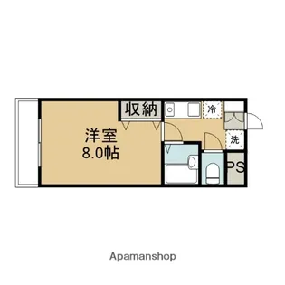 ハイツエステートⅡ【2階】の間取り