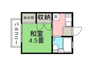 グランツ・コザワ【2階】の間取り