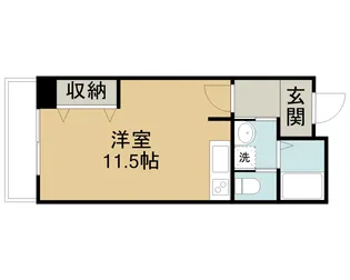 免震 メイヤーズ西町【306号室】の間取り