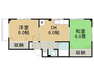 ヤマモトハイツ【2階】の間取り