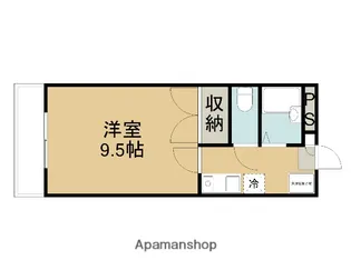 サンティオオオチダニ【5号室】の間取り
