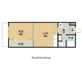 サウスシティー【405号室】の間取り