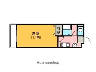 コーポ・ヘスティア【202号室】の間取り