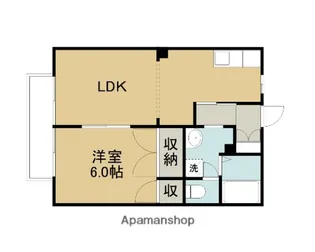 グロースK2【1階】の間取り
