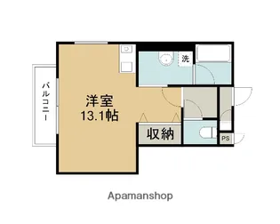 サンテラス【203号室】の間取り