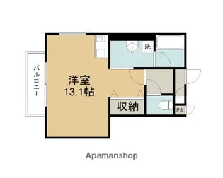 サンテラス【2階】の間取り