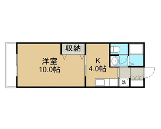 アンダンテ桂木【107号室】の間取り