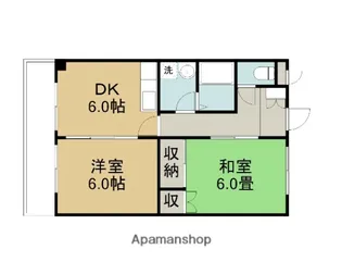 クレール【3階】の間取り