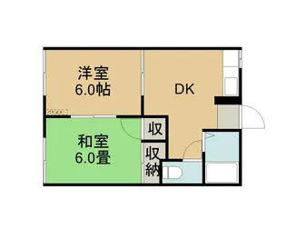 スカイコート AN【101号室】の間取り