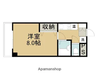 コスモス桂木【105号室】の間取り