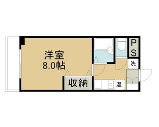 1Kの間取り画像