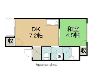 パークFKT【302号室】の間取り