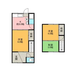 鳥取県鳥取市立川町5丁目【一戸建】の間取り