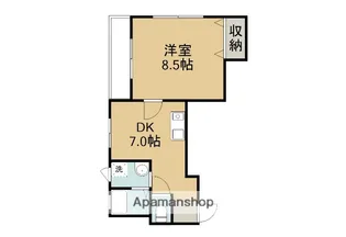 コーポ前田【302号室】の間取り