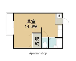 コーポフレンドリーⅢ【106号室】の間取り