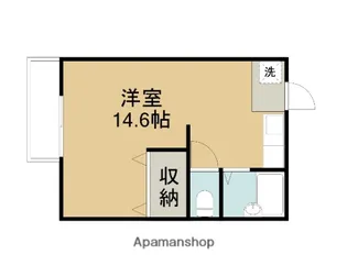 コーポフレンドリーⅢ【1階】の間取り