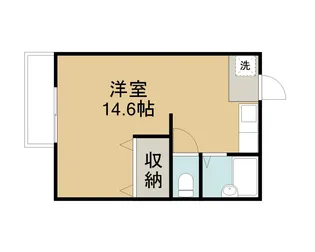 コーポフレンドリーⅢ【206号室】の間取り