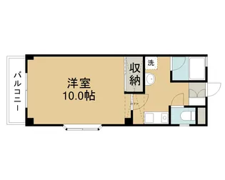 グラシフルマンション【201号室】の間取り