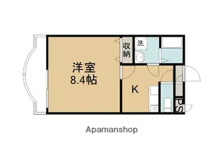モア・ルーセント【203号室】の間取り