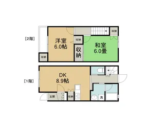 プレザント・M【101号室】の間取り