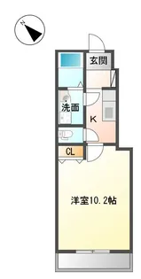 カーサドルチェ【1階】の間取り