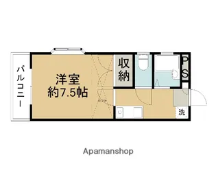 コーポマイⅢ【201号室】の間取り