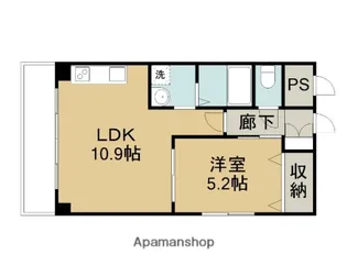 アビテ明徳【3階】の間取り
